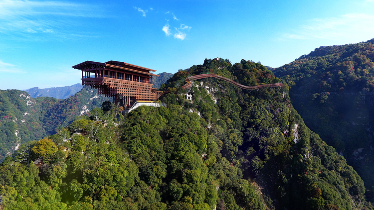 【云游渭南】待到春暖花開之時(shí)，我們相約草長鶯飛的少華山！_fororder_龍首閣 (2)